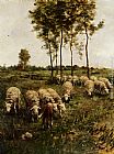 Famous Flock Paintings - Watching The Flock